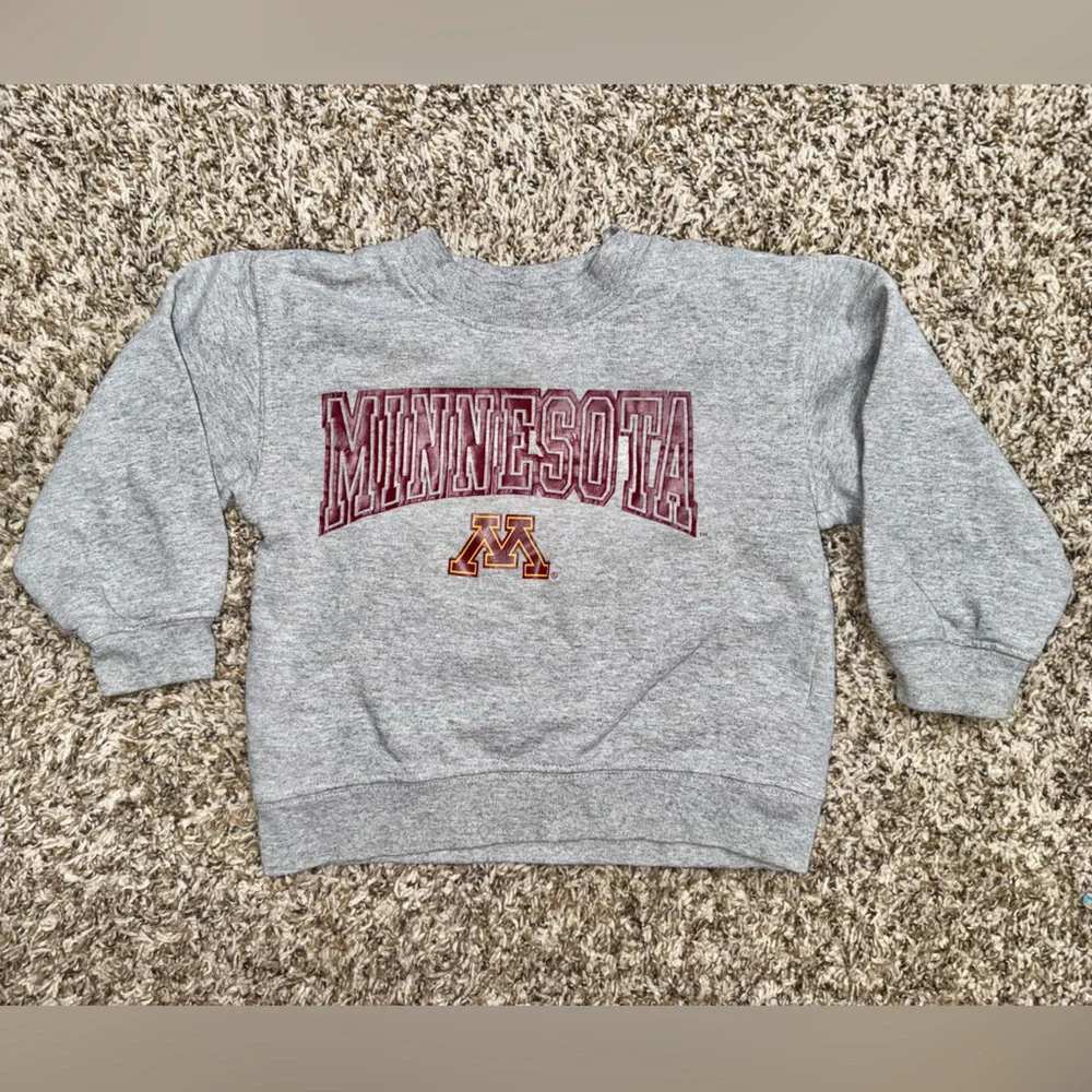 University of Minnesota Toddlers Vintage Crewneck Sweatshirt